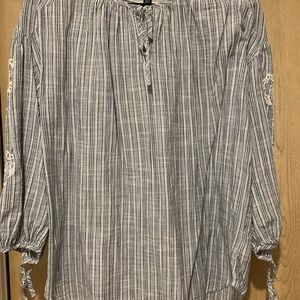XL Chaps faded navy/white tunic